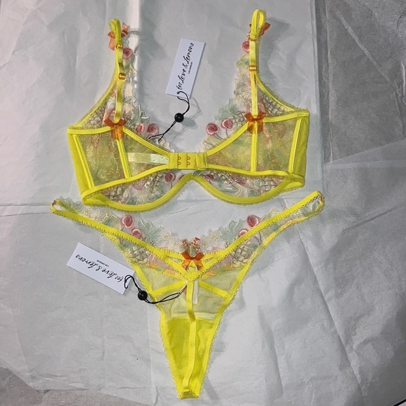 2pcs Set For Love and Lemons Mirabelle Lingerie Set - Picture 11 of 16